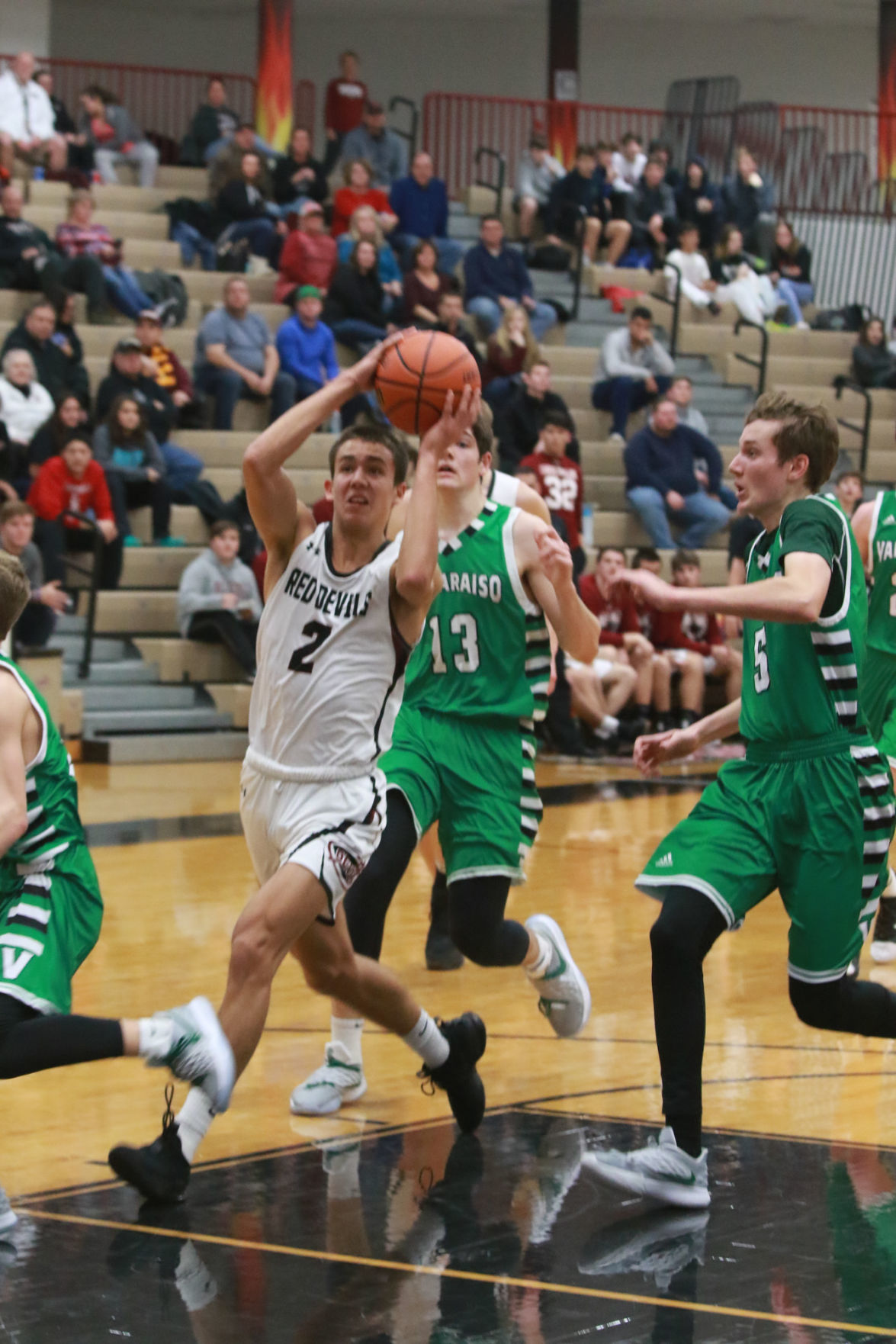 Gallery: Boys basketball - Valparaiso at Lowell